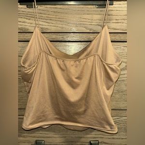 Cute Brown/Tan Crop Top